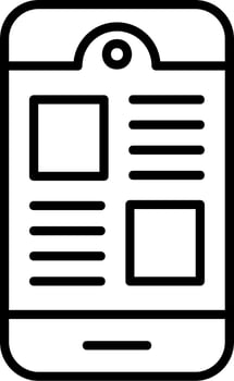 Mobile App Vector Icon