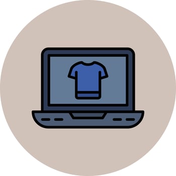 T Shirt Vector Icon
