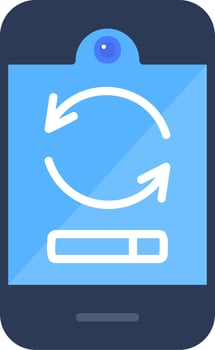 Mobile Sync Vector Icon