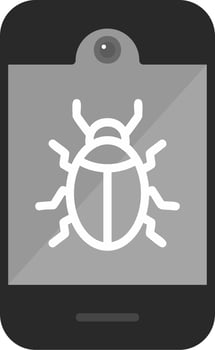 Mobile Virus Vector Icon