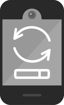 Mobile Sync Vector Icon