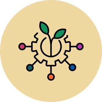 Smart Farm Vector Icon