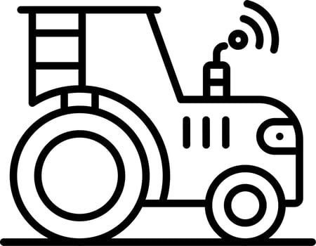 Remote Vehicle Vector Icon
