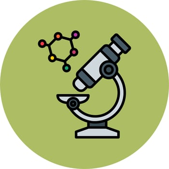 Microscope Vector Icon