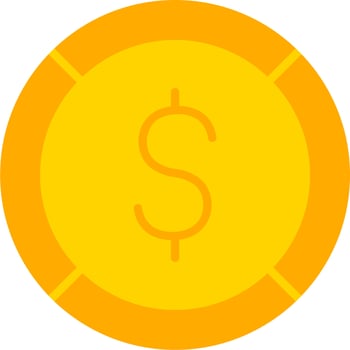 Coin Vector Icon