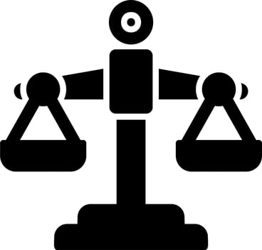 Law Scale Vector Icon