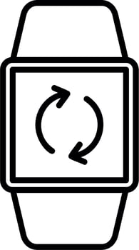 Synchronize Vector Icon