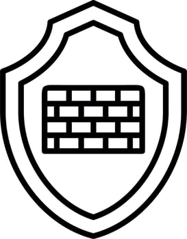 Defensive Wall Vector Icon