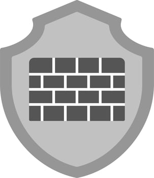 Defensive Wall Vector Icon