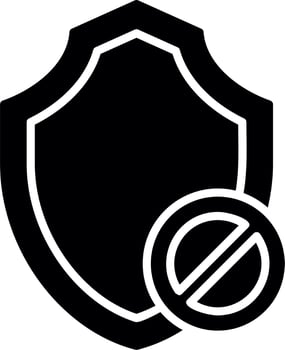 Blocked Vector Icon