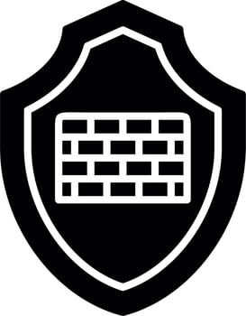 Defensive Wall Vector Icon