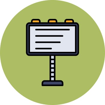 Hoarding Vector Icon