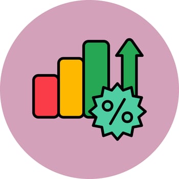 Interest Rate Vector Icon