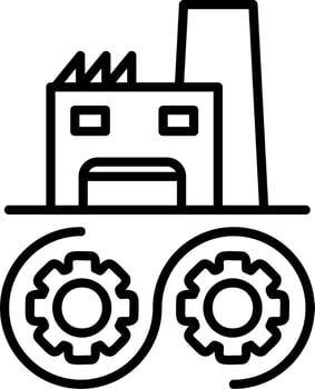 Factory Vector Icon
