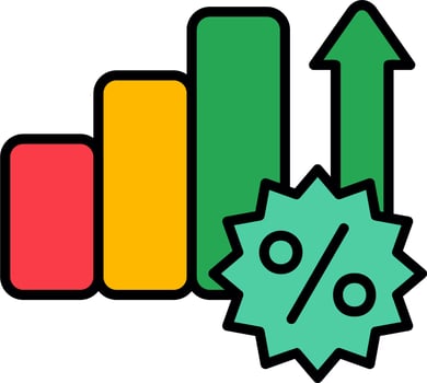 Interest Rate Vector Icon