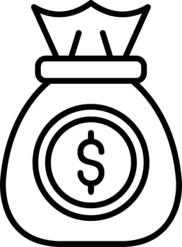Money Bag Vector Icon