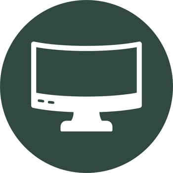 Computer Vector Icon