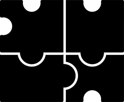 Puzzle Vector Icon