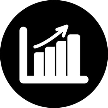 Bar Chart Vector Icon