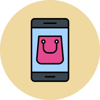 Online Shopping Vector Icon