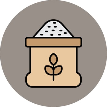 Wheat Flour Vector Icon