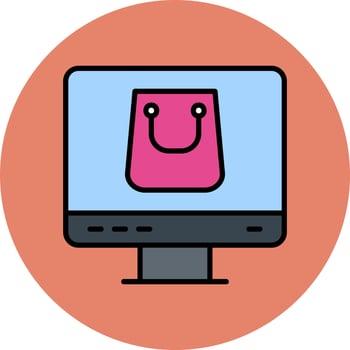 Online Shopping Vector Icon