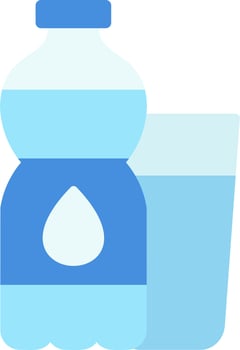 Water Bottle Vector Icon