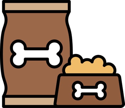 Pet Food Vector Icon