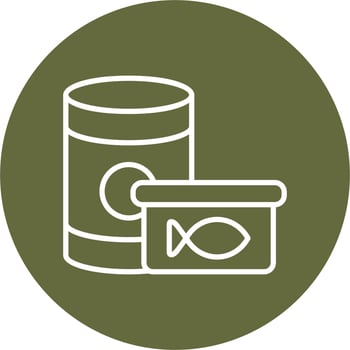 Canned Food Vector Icon
