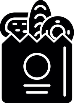 Grocery Bag Vector Icon