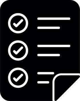 Shopping List Vector Icon