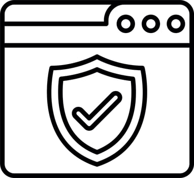 Web Security Vector Icon