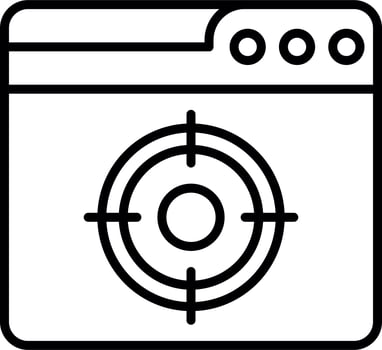 Web Target Vector Icon