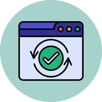 Web Update Vector Icon