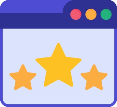 Web Rating Vector Icon