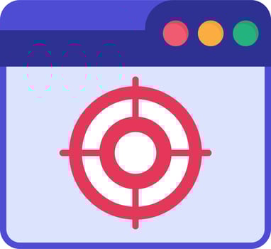 Web Target Vector Icon