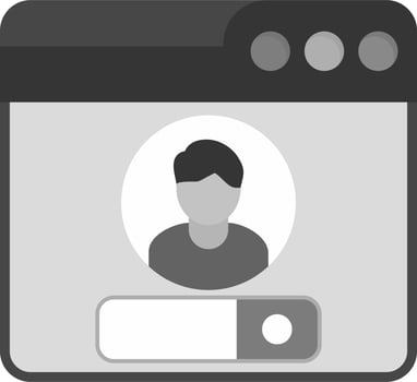 Web Login Vector Icon