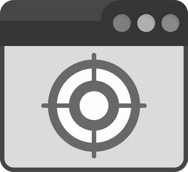 Web Target Vector Icon