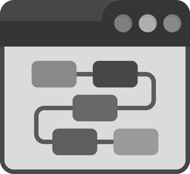 Web Algorithm Vector Icon