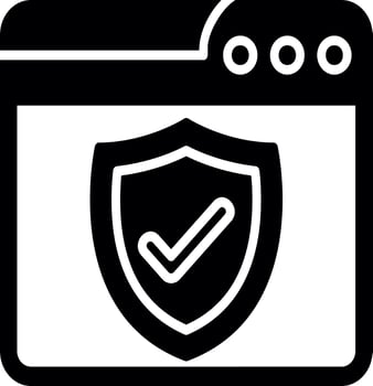 Web Security Vector Icon