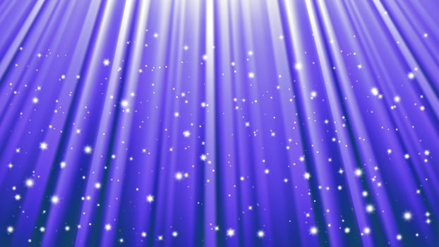Sunlight rays background with light effects. Blue backdrop with light of radiance. Vector illustration