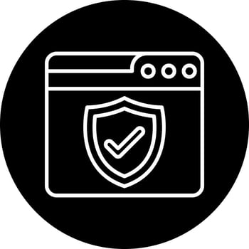 Web Security Vector Icon
