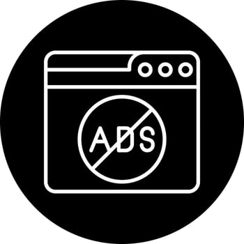 Ads Block Vector Icon