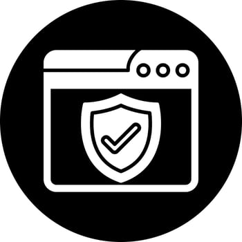 Web Security Vector Icon