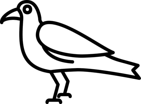 Crow Vector Icon