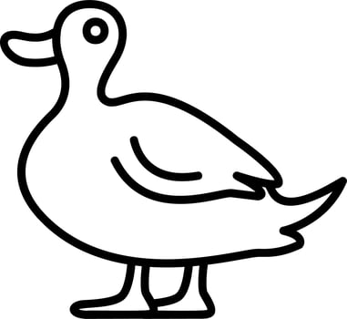 Duck Vector Icon