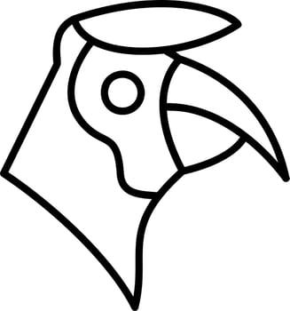 Hornbill Vector Icon