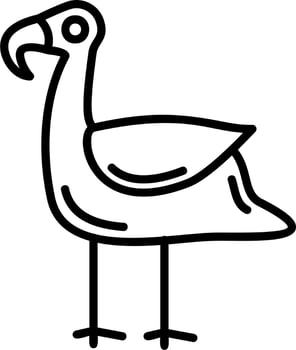 Flamingo Vector Icon
