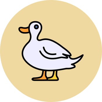 Duck Vector Icon