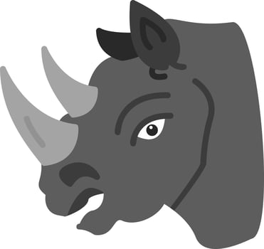 Rhinoceros Vector Icon